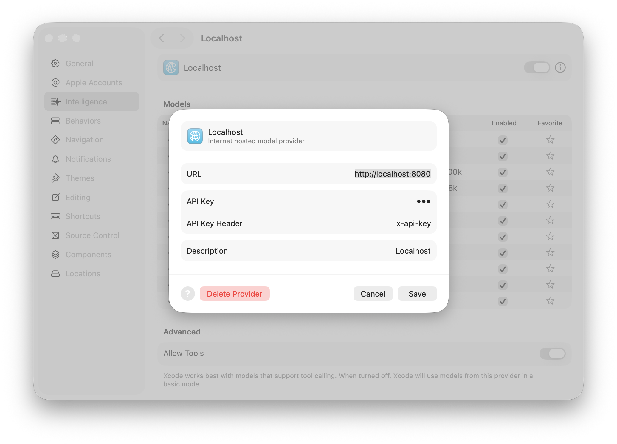 Xcode configuration with the self-hosted proxy